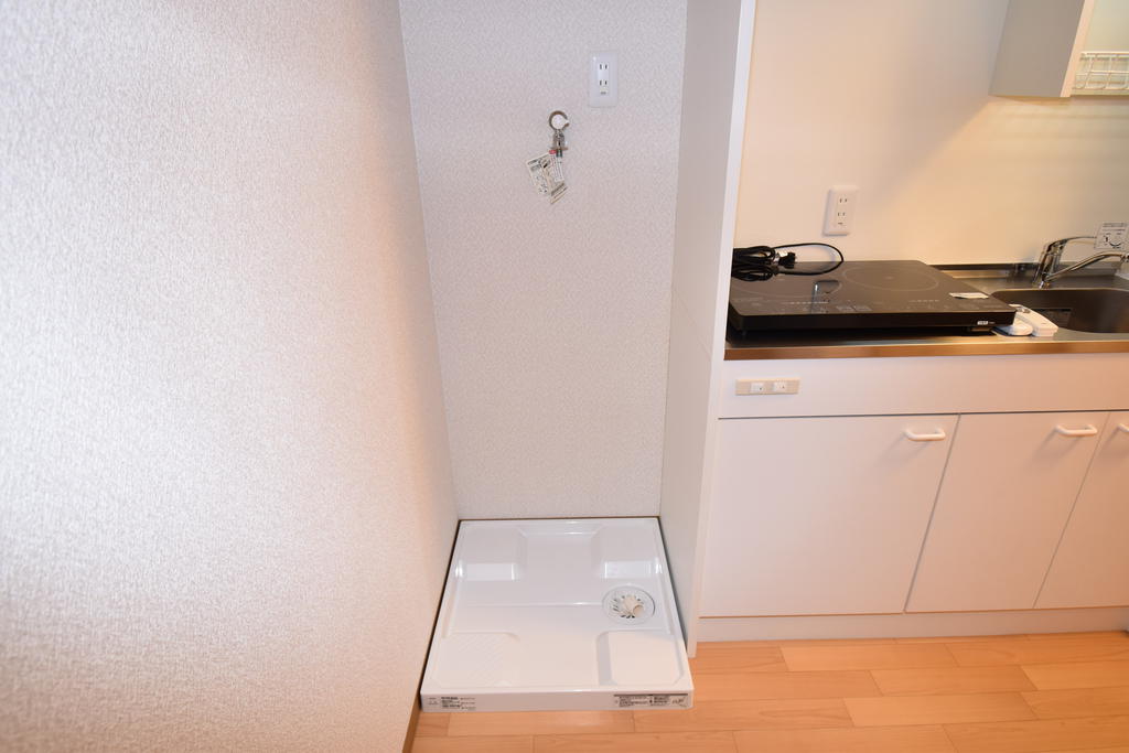 その他設備　室内に洗濯置き場あり♪