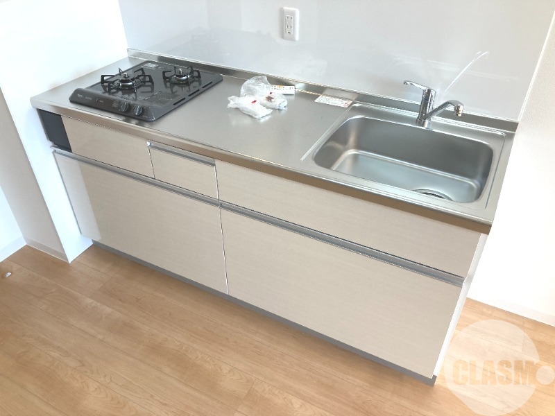 キッチン　２口コンロのシステムキッチン♪