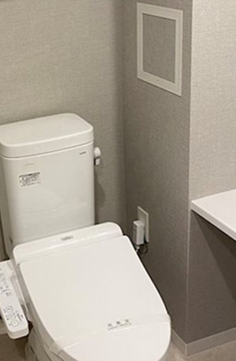 トイレ　嬉しい温水洗浄便座♪