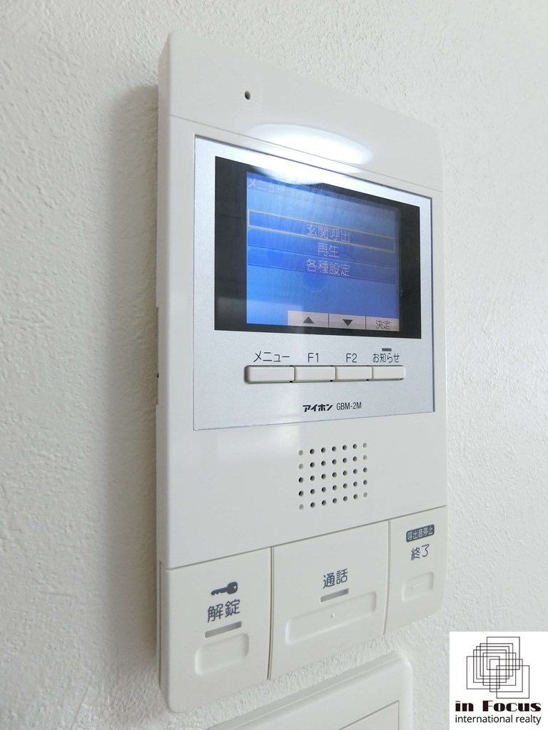 セキュリティ　来客の顔が見える安心のTVモニターホン