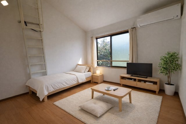 居室・リビング　家具配置イメージ画像です