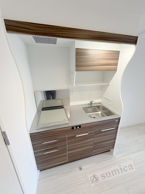 キッチン　２口システムキッチンでお料理楽しく♪♪