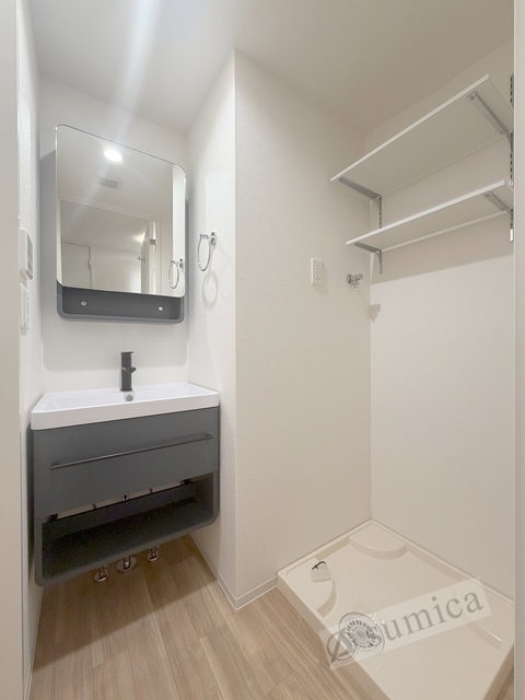 洗面設備　洗面脱衣所付き！独立洗面台が便利です♪♪