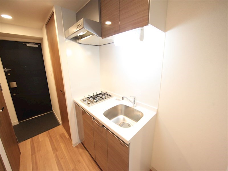 キッチン　システムキッチン（ガス2口コンロ付）