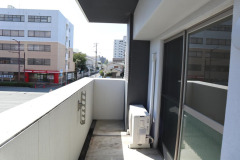バルコニー　広々としたバルコニーです