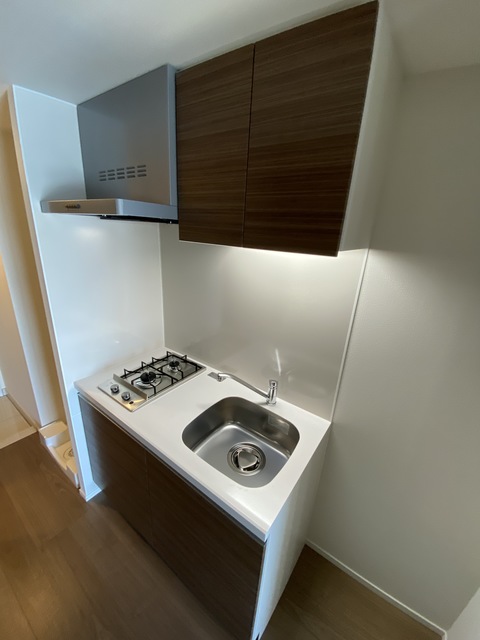 キッチン　２口システムキッチンです