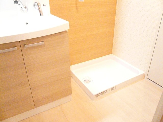 洗面設備　洗濯機置場