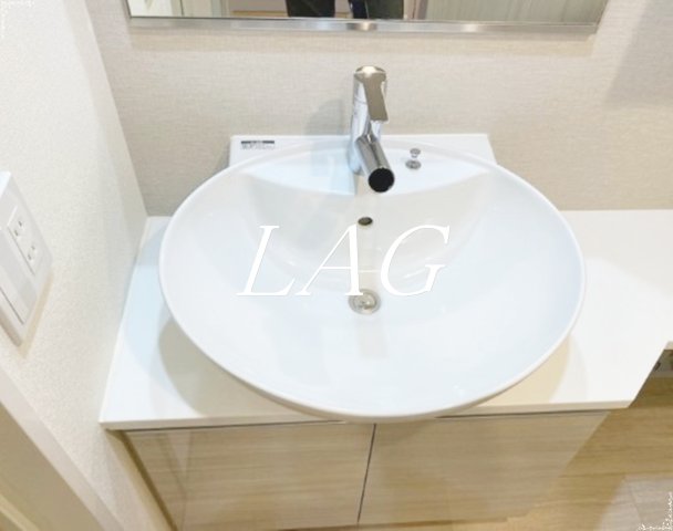 洗面設備　独立洗面台です。