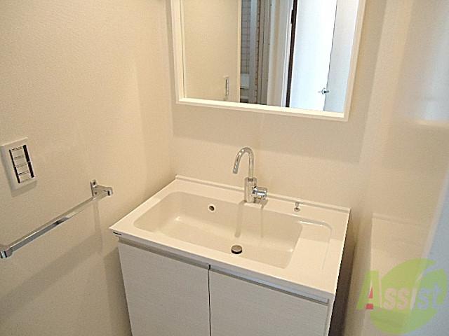 洗面設備　歯磨きやお出かけ後のうがい手洗いはこちらでできます☆