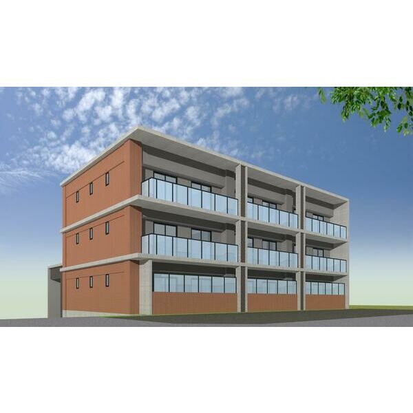 建物外観　画像は建築中のものです