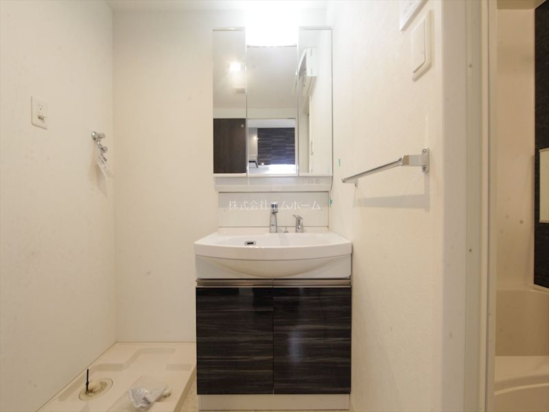 洗面設備　脱衣所　独立洗面台（シャンプードレッサー付）