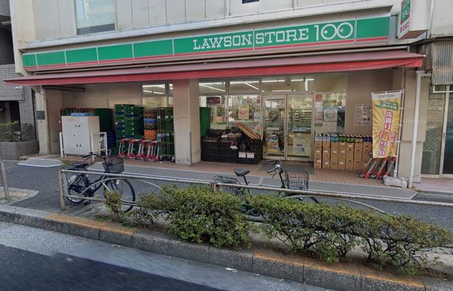 コンビニ　ローソンストア100千住新橋店（コンビニ）まで409m