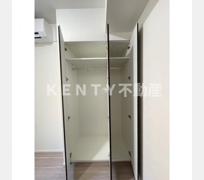 収納　たっぷりとした収納スペースです