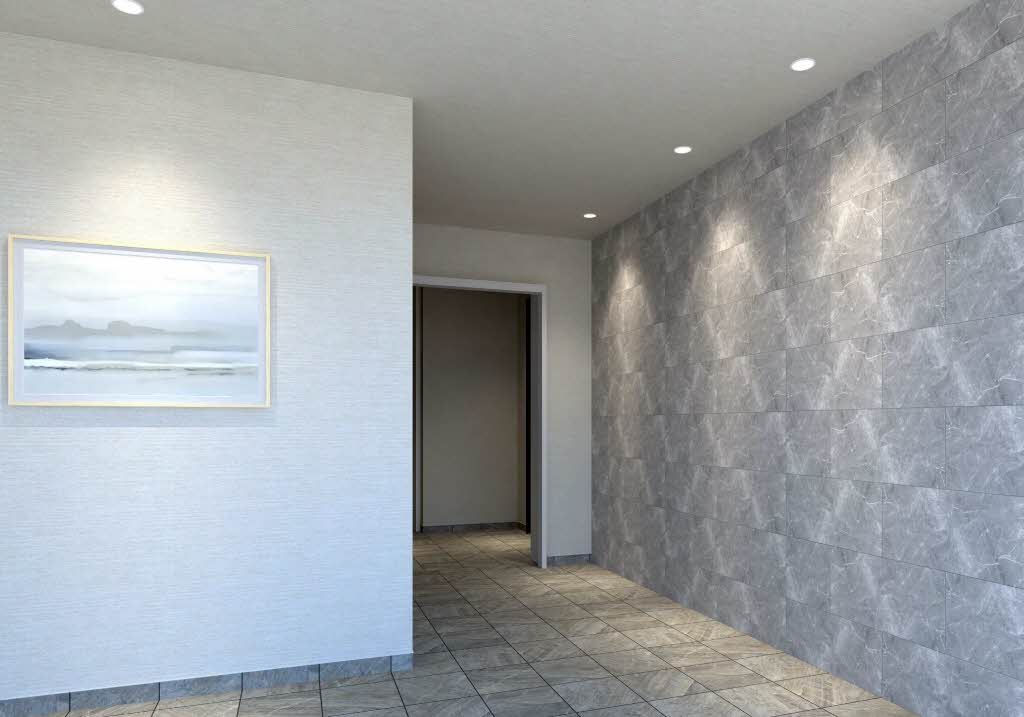 建物外観　完成予想図（共用部）