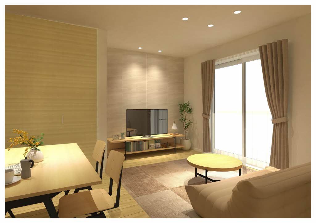 その他部屋・スペース　完成予想図／家具等は配置のイメージで物件に付属しておりません