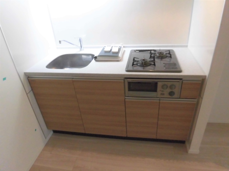 キッチン　グリル付き２口ガスコンロ♪