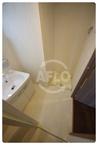 洗面設備　コスモ真田山　洗面脱衣所