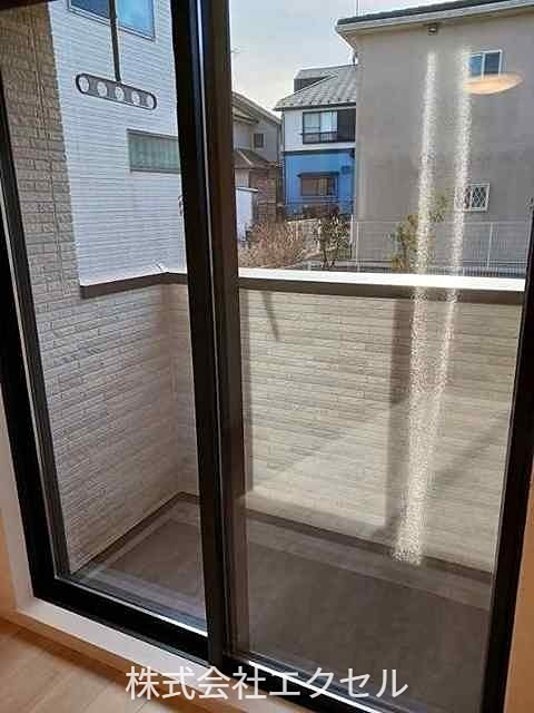 バルコニー　南西向きです。