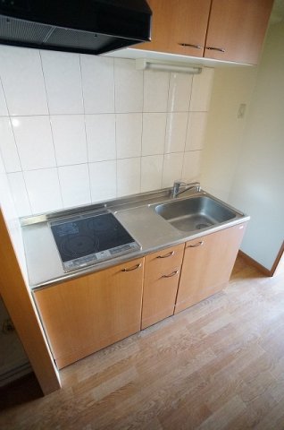 キッチン　自炊をされる方に嬉しい2口コンロ♪