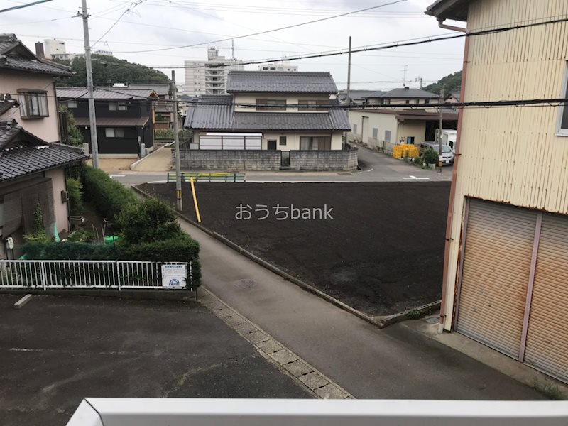 眺望　ベランダからの外を見た様子。