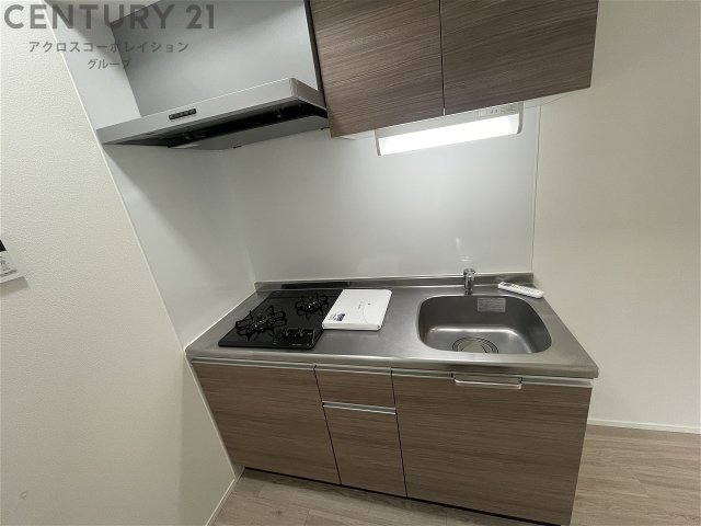 キッチン　２口ガスコンロ付きのキッチンです♪