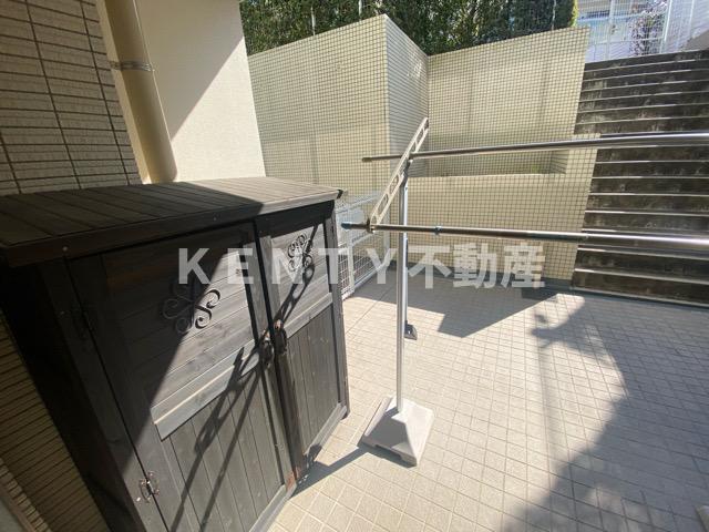 バルコニー　広々としたバルコニーです