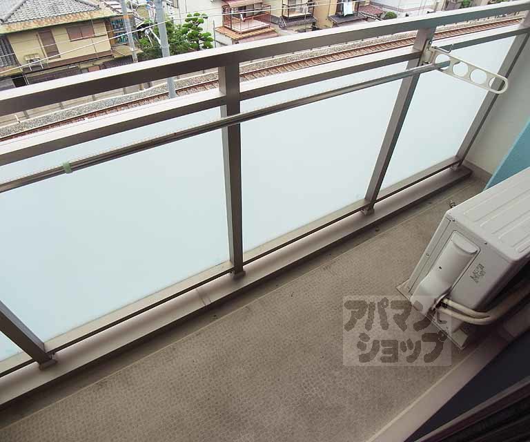 バルコニー　東向きのベランダです。