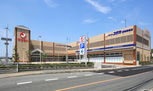 スーパー　スーパーマツモト長岡京店（スーパー）まで550m