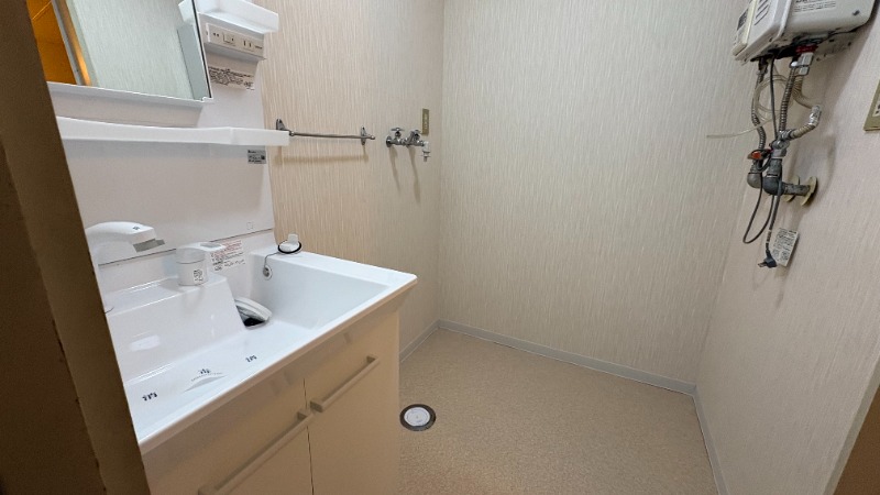 洗面設備　脱衣所