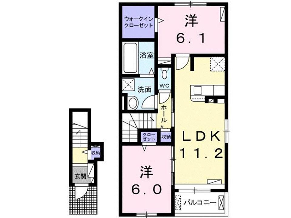 サニーサイドIの間取り