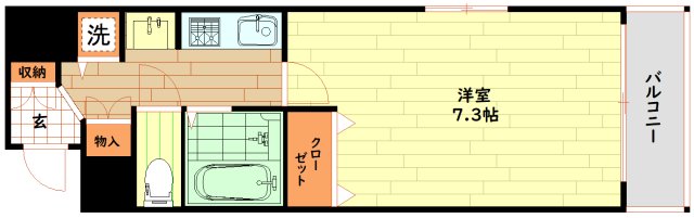 地下鉄堺筋線 恵美須町駅 徒歩1分 13階建 築19年の間取り写真