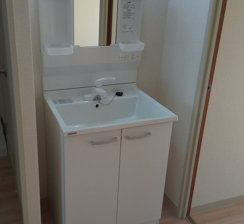 洗面設備　※別のお部屋のお写真です。御参考までに。