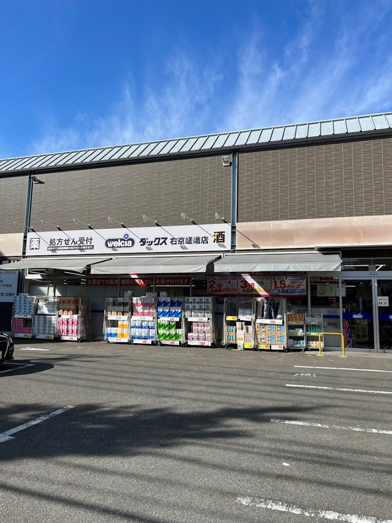 ドラックストア　ダックス右京嵯峨店（ドラッグストア）まで273m