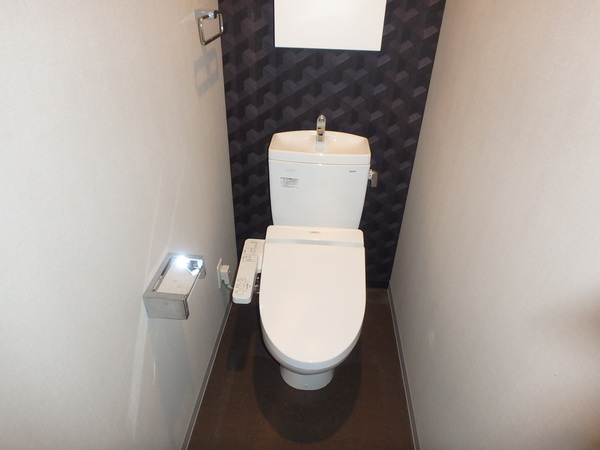 トイレ　退去前の為別のお部屋です。