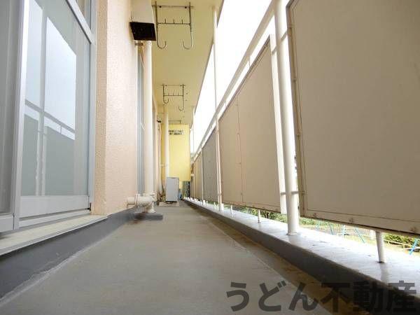 バルコニー　うどん県のお部屋探しはうどん不動産へ うどんちゃんとLINE