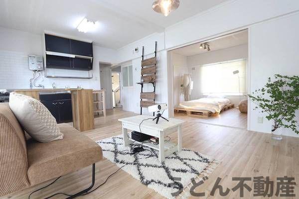 居室・リビング　うどん県のお部屋探しはうどん不動産へ うどんちゃんとLINE