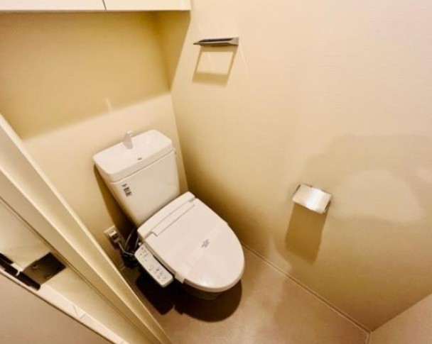 トイレ　ゆったりとした空間のトイレです