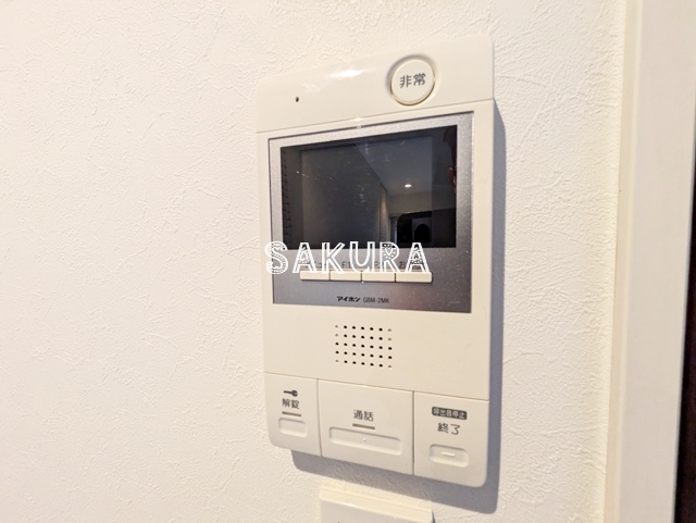 セキュリティ　安心のモニター付きインターホンです♪
