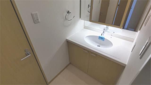 洗面設備　使いやすい洗面所です