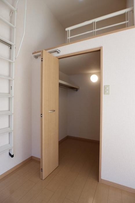 収納　たっぷりとした収納スペースです