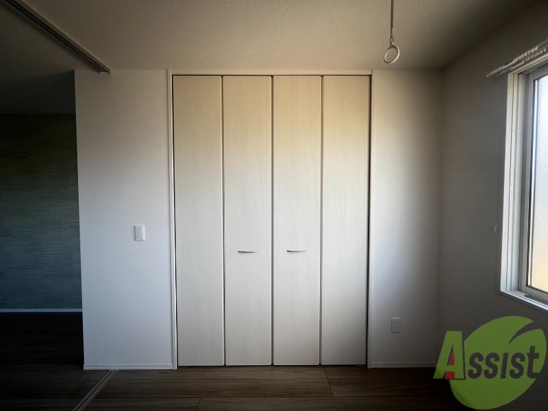収納　ここに収納があります。収納があると部屋が広く使えます。