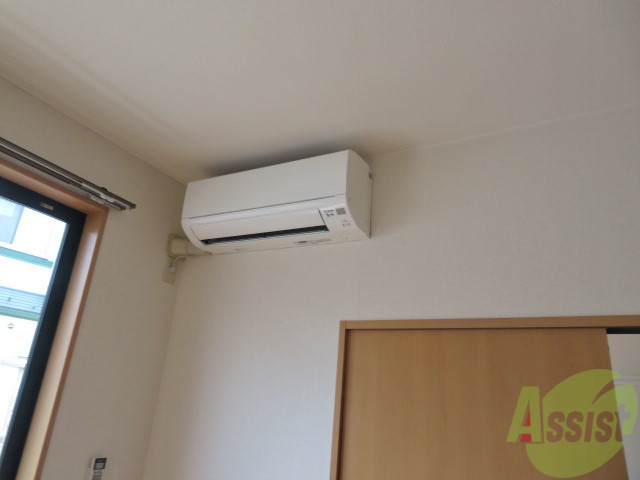 その他設備　エアコンがあれば室温管理は大丈夫ですねー