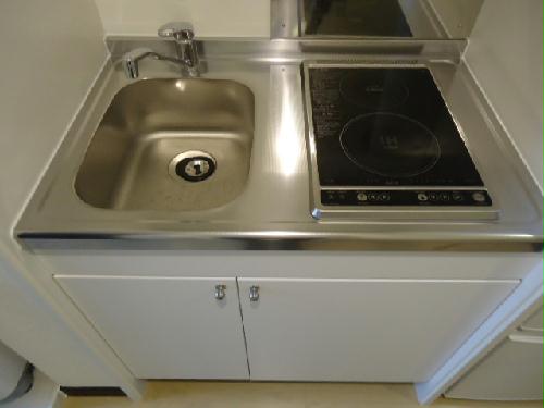 キッチン　電気コンロ　2口