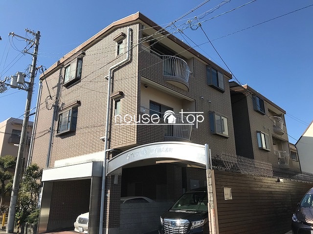 建物外観　オートロック！1フロア2戸の全戸角住戸！南向き！閑静な住宅街