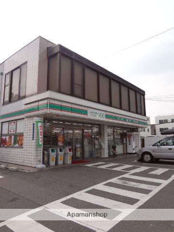 コンビニ　ローソンストア１００（コンビニ）まで296m