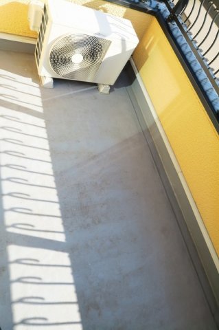 バルコニー　落ち着いた時間を過ごせるバルコニーです