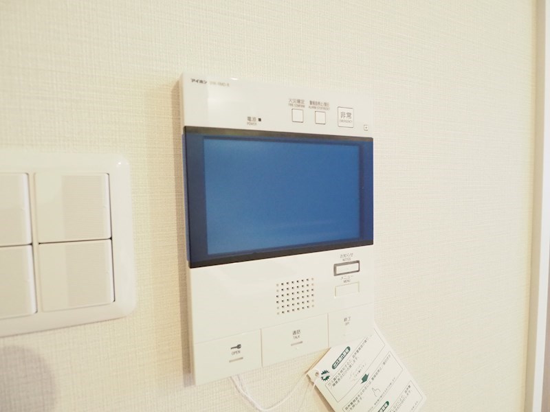 セキュリティ　TVモニタ付きです。