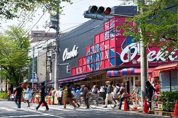 スーパー　スーパーオオゼキ目黒不動前店（スーパー）まで1350m