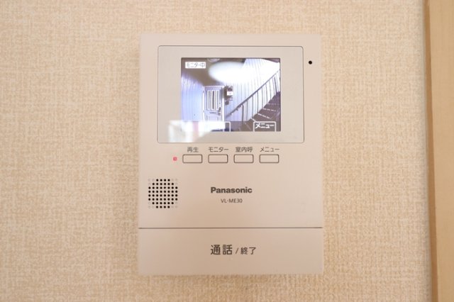 セキュリティ　モニター付きインターホンです