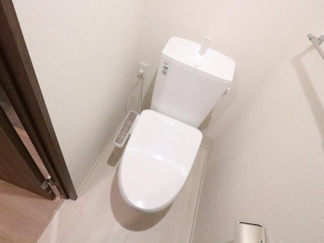 トイレ　ゆったりとした空間のトイレです